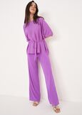 Pantaloni Plinio Comfort Jersey VIOLA MULBERRY Donna immagine n. 1