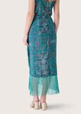 Gardenia fringed skirt VERDE POLINESIA Woman image number 5