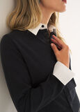 Cardigan Crazy con dettagli camicia BLUBIANCO WHITE Donna immagine n. 3