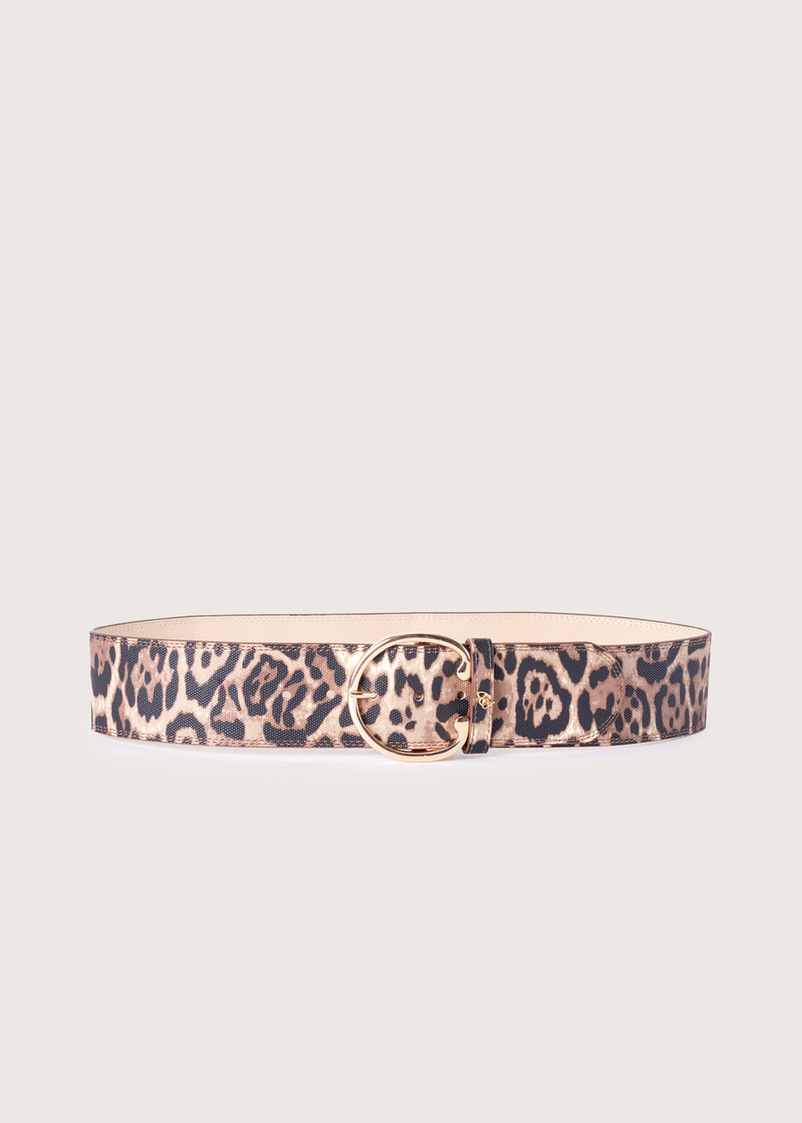 Corinnas eco-leather belt NERO BLACK Woman , image number 2