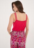 Telina V-Neck Tank Top VERDE GARDENROSA FUCSIA Woman image number 4