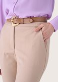 Alice polyviscose trousers BEIGE CAMMELLOGRIGIO MEDIUM GREY Woman image number 5