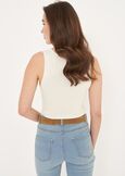 Top Titania in maglia VERDEBIANCO BURRO Donna immagine n. 3