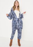 Calcutta kimono-style shrug BLU Woman image number 2