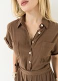 Abito midi chemisier Aron MARRONE Donna immagine n. 3