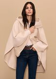 Mantella Marte con cappuccio NERO BLACKBEIGE LATTEBLUE OLTREMARE Donna immagine n. 1