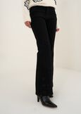 Jeans Cindy flare con ricamo rose NERO Donna immagine n. 3