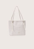 Bely fabric shopping bag BIANCO WHITEROSSO TULIPANO Woman image number 2