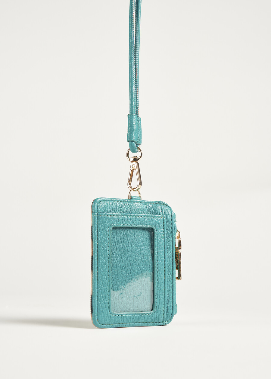 Porta carte Camala in ecopelle BLUE TURCHESEVIOLA MULBERRY Donna , immagine n. 3