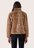 Eco-pelliccia animalier Ganda BEIGE CAMMELLO Donna immagine n. 6
