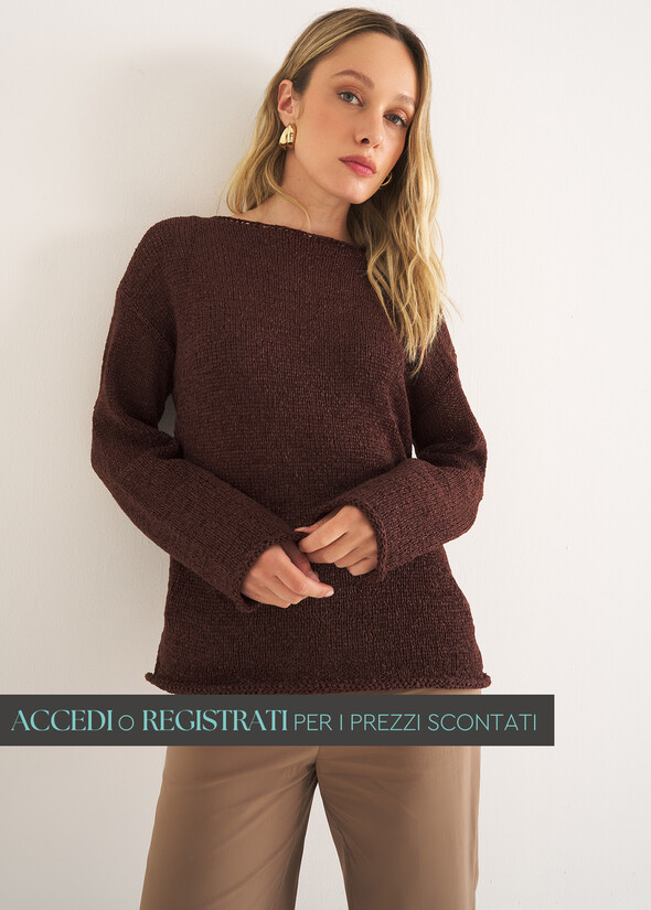 Maglia Mia oversize MARRONE CAFFE Donna null