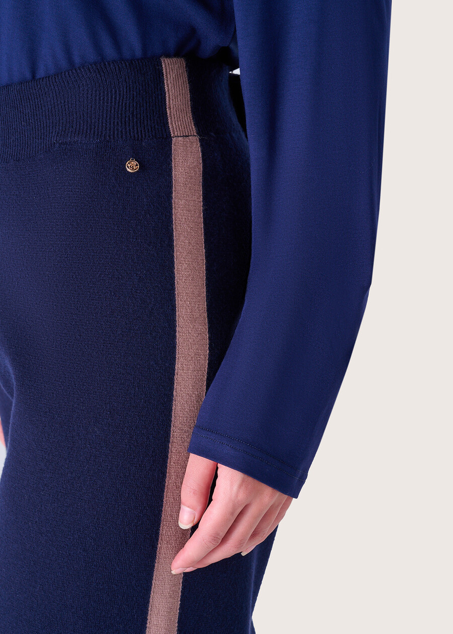 Pantalone Patrik in maglia MARRONE CARAMELLO Donna , immagine n. 3