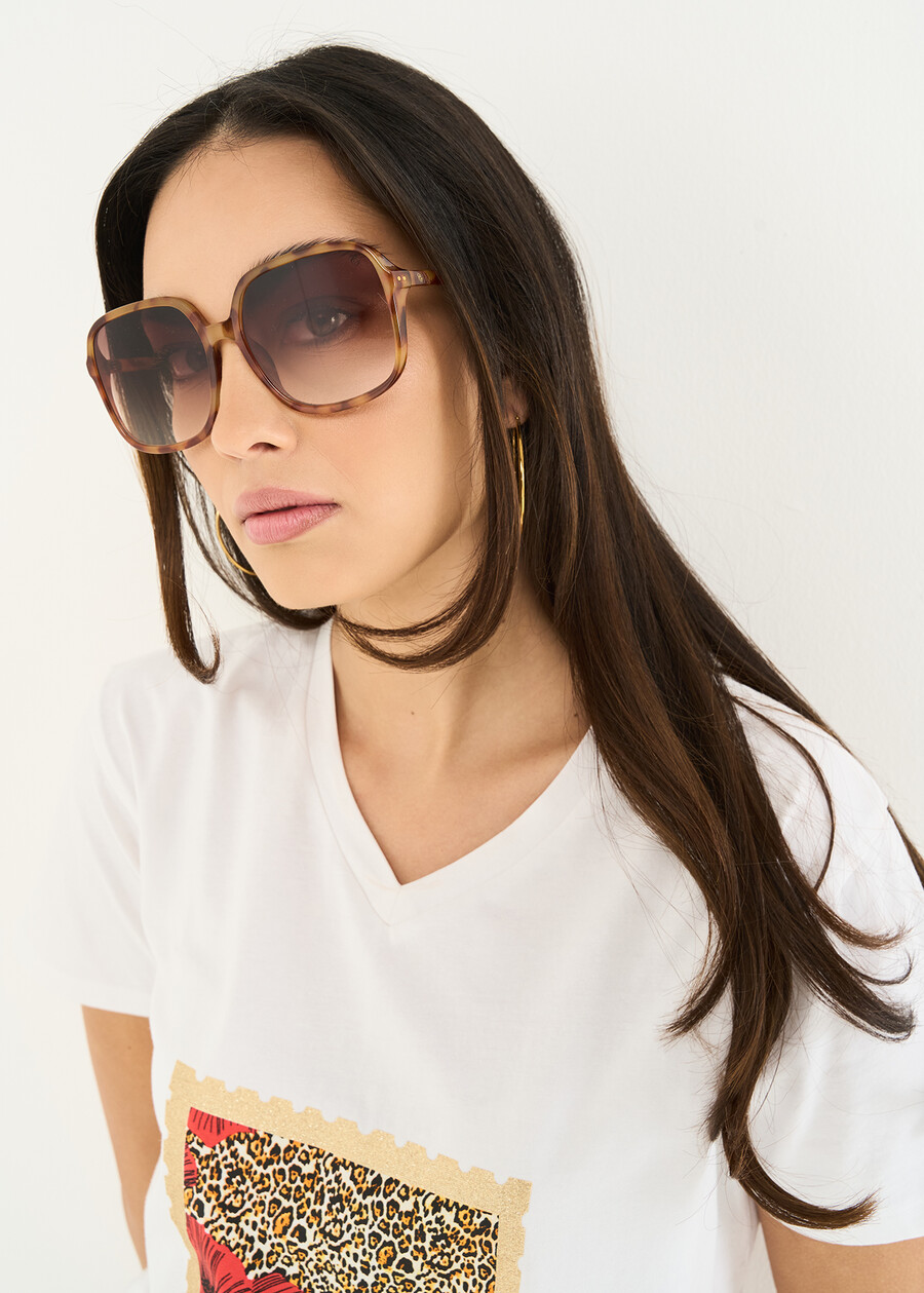 Occhiali Seventies eco-poly MARRONE Donna , immagine n. 1