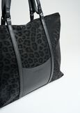 Shopping bag Biky animalier ROSSO BORDEAUXNERO Donna immagine n. 4
