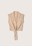 Camicia Cristine in lino e cotone BEIGE SAFARIBLUE OLTREMARE  Donna immagine n. 5
