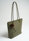 Shopping Bay con charms pompon VERDENERO Donna immagine n. 2