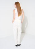 Alice bi-stretch slim trousers NERO BLACKBEIGE GESSOBLU Woman image number 5