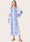 Aurea 100% cotton tunic dress BIANCO Woman image number 1