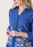 Cheryl 100% cotton shirt BLU MEDIUM BLUE Woman image number 2