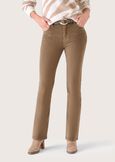 Pantalone Cindy in velluto di cotone VERDE CAPPERROSSO SYRAH Donna immagine n. 2