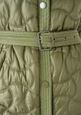 Taylor matelassé trench coat VERDE CARCIOFO Woman image number 3