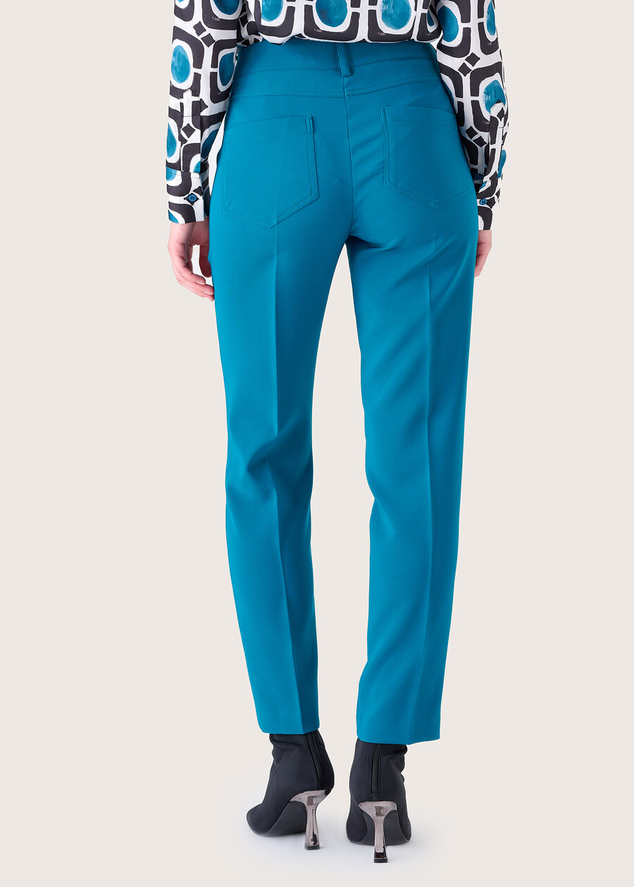 Kate technical fabric trousers BLUE COLONIAL Woman , image number 4