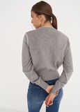 Cardigan Como in filo di viscosa GRIGIO GREYBLU Donna immagine n. 3