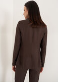 Giulia Linen And Viscose Blazer MARRONE JAVAARANCIO CAROTENE Woman image number 4