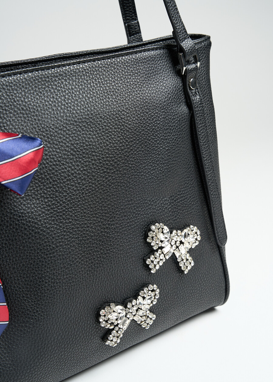 Shopping Bely A nera con strass NERO Donna , immagine n. 3