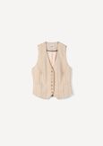 Gionny tailored vest MARRONEMABKS Woman image number 5