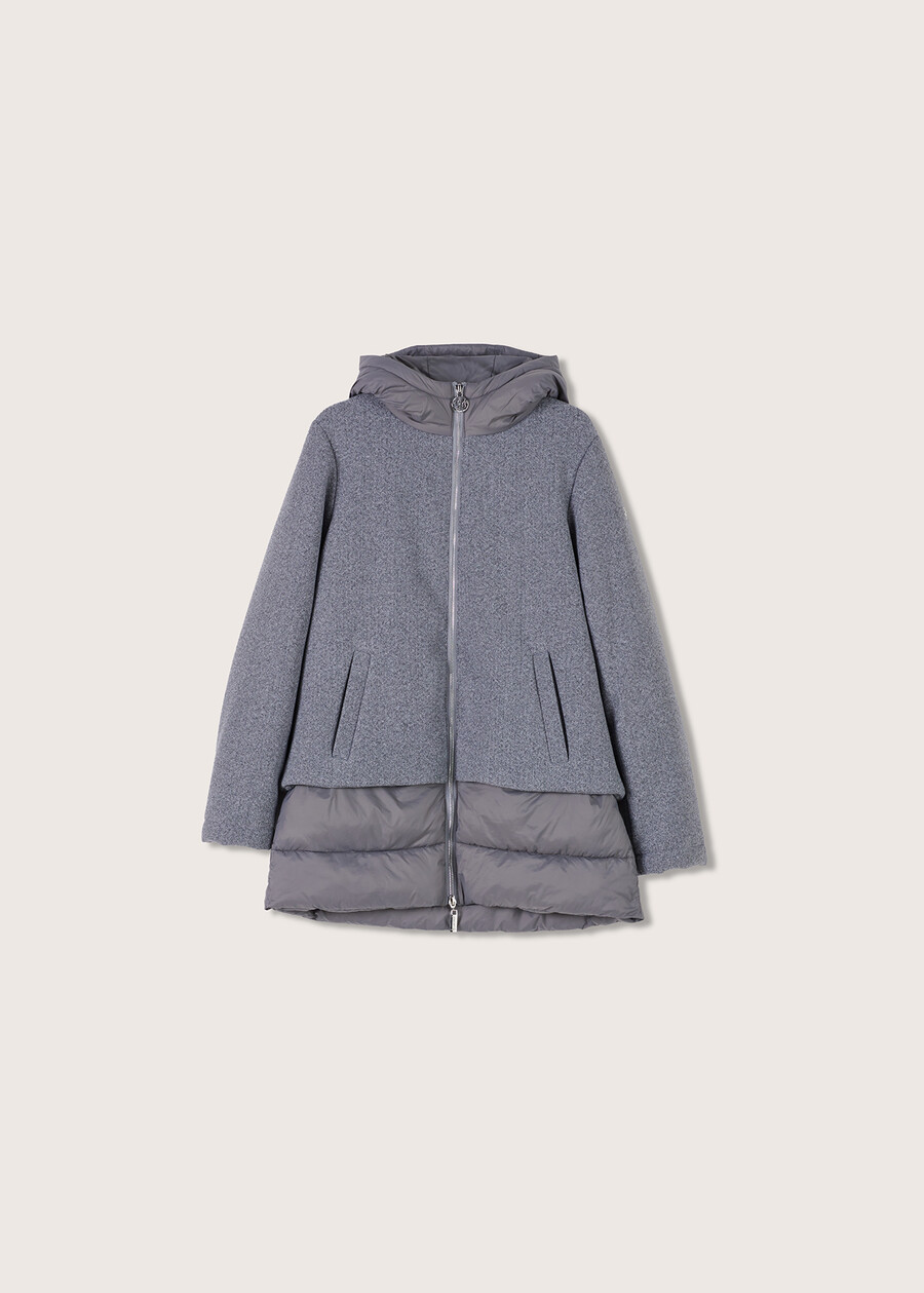 Potter double fabric down jacket GRIGIO CLOUD Woman , image number 4