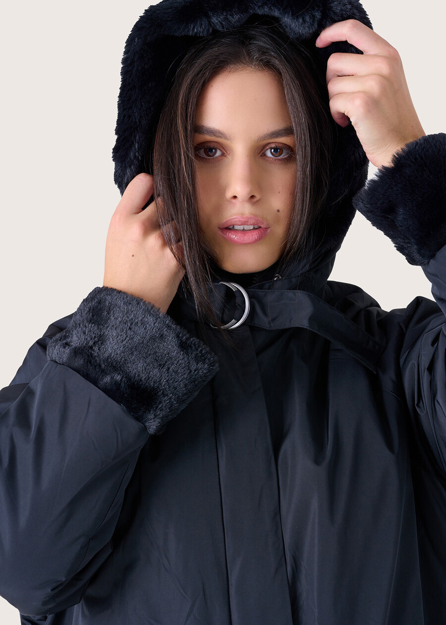Phiil comfort size down jacket NERO Woman , image number 3
