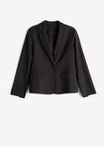 Blazer Gennyfer gessato monopetto NERO BLACK Donna immagine n. 7