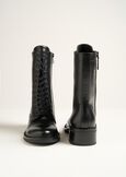 Steph lace-up combat boots NERO Woman image number 4
