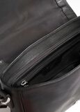 Balema genuine leather crossbody NERO BLACKMARRONE CAFFE Woman image number 4