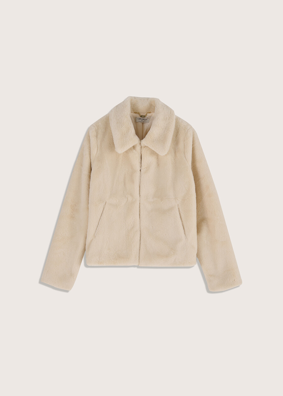 Giacca in eco-pelo Galdric BEIGE LANANERO Donna , immagine n. 1