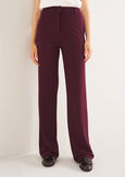 Pantalone Giorgia-F in screppino VIOLA VINACCIA Donna immagine n. 2