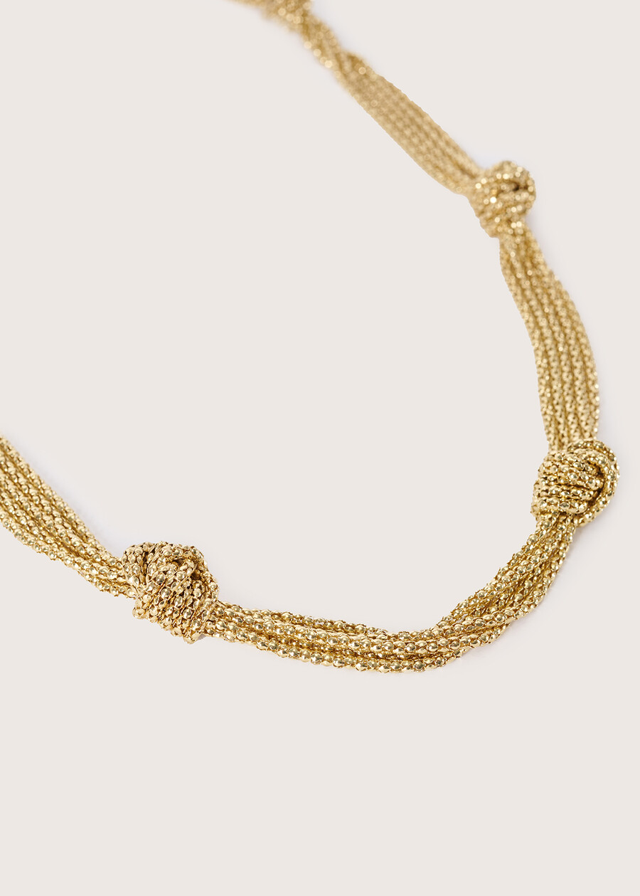 Collana Gaia con nodi VERDE GOLDENSILVER Donna , immagine n. 2