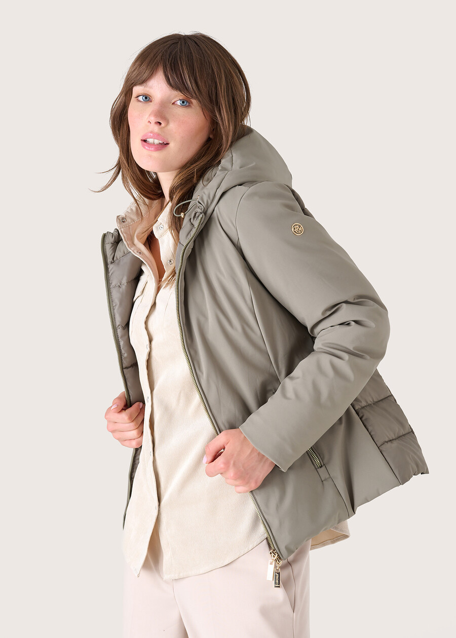 Gil short down jacket VERDE VULCANO Woman , image number 2