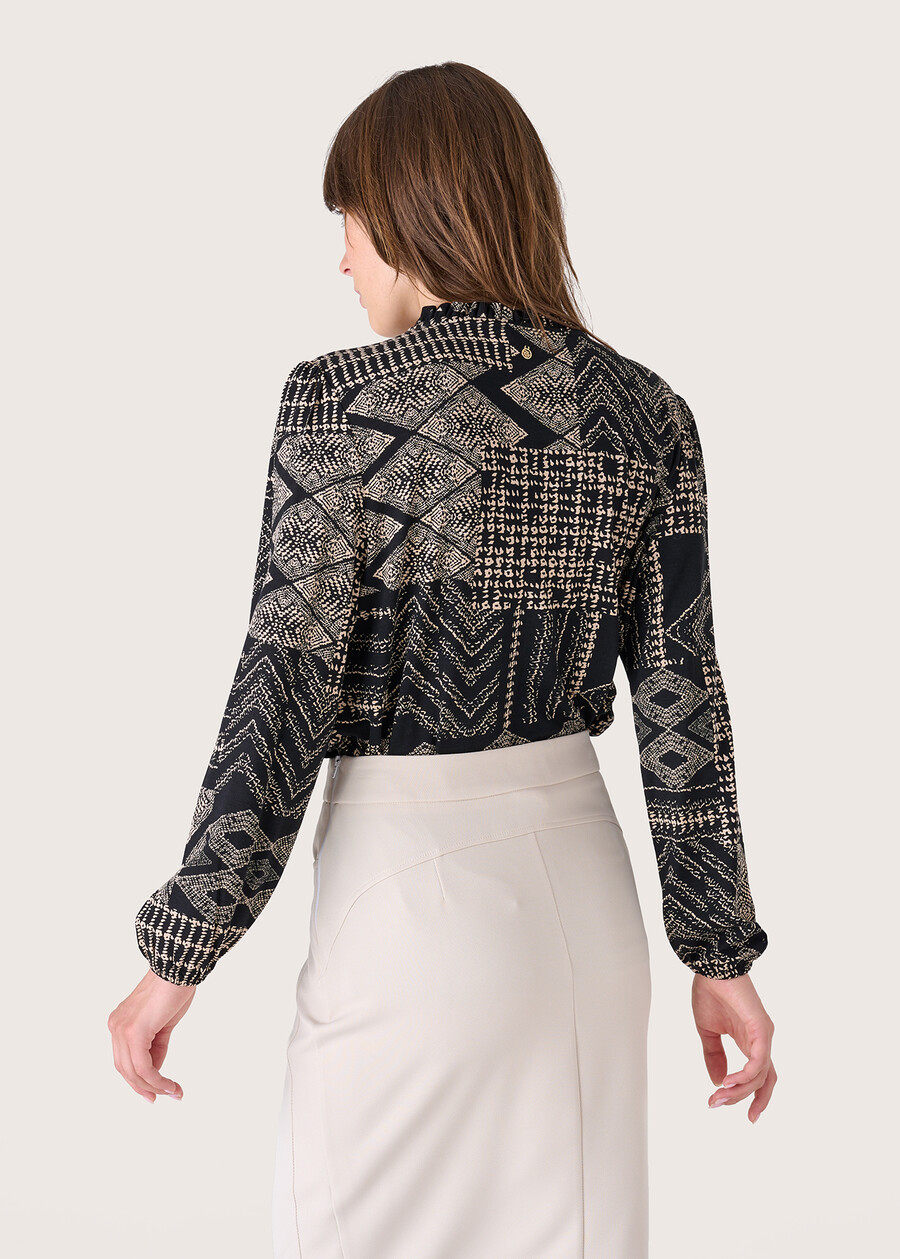 Maglia Sayville con stampa etnica NERONERO Donna , immagine n. 3