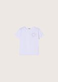 Starry 100% cotton t-shirt BIANCO WHITE Woman image number 4