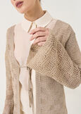Cardigan lungo Carina in lurex GOLD Donna immagine n. 2