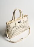 Brik perforated bowling bag BIANCO WHITE Woman image number 2