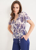 Blusa Sun con stampa floreale BEIGE LATTE Donna immagine n. 1