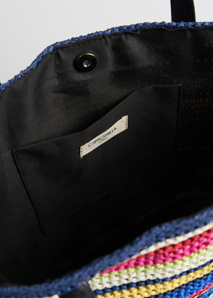 Borsa shopping Brady a righe ROSSO FRAGOLA Donna , immagine n. 4