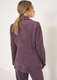 Corduroy Velvet  Suit GRIGIO CENEREVIOLA PURPLE Woman image number 4