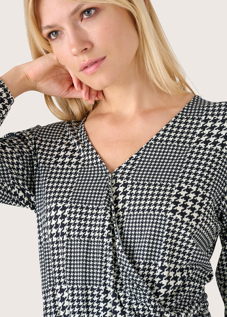 Maglia Samuela pied de poule NERO Donna , immagine n. 2