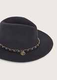 Cappello a falda larga Cynthia NERO BLACKBEIGE CREAM Donna immagine n. 3