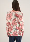 Maglia Monica con motivo floreale all over BIANCO WHITE Donna immagine n. 3
