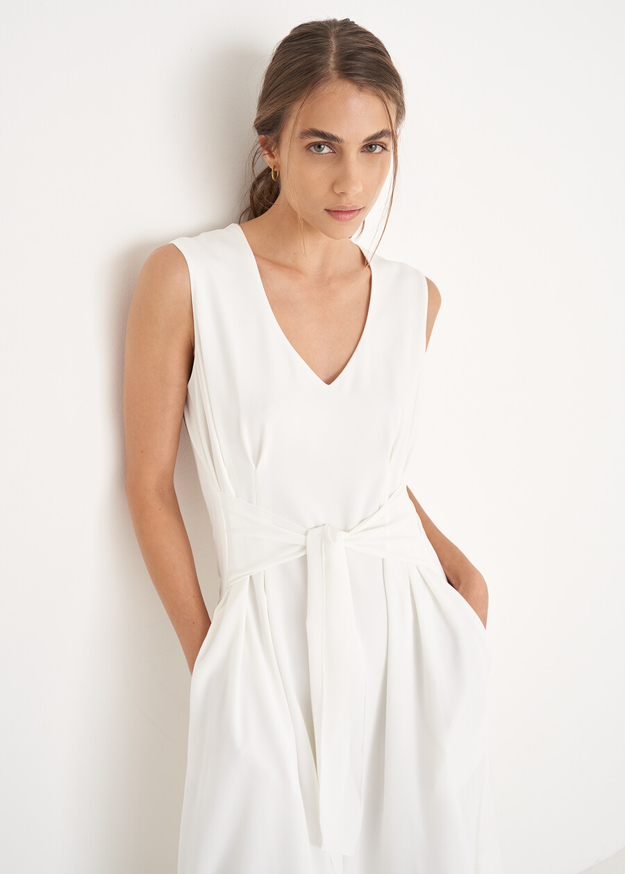 Abito Alba Midi BIANCO WHITENERO BLACK Donna , immagine n. 2